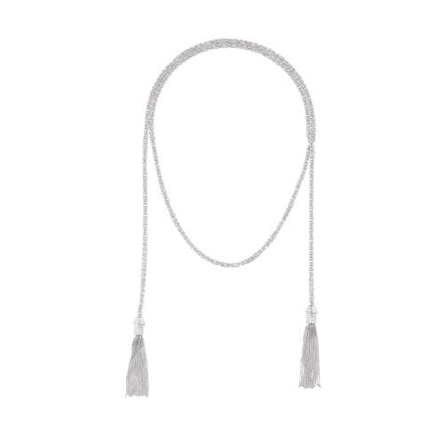 Sterling silver tie chain on sale